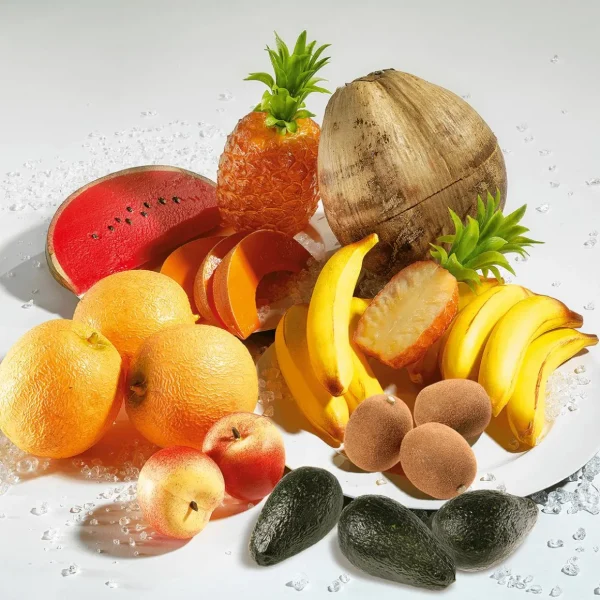 Obst & Früchte^DecoWoerner Ananashälfte Lebensmittel-Attrappe 20 Cm gelb
