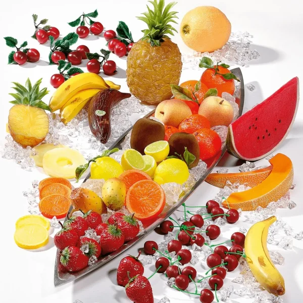 Obst & Früchte^DecoWoerner Ananashälfte Lebensmittel-Attrappe 20 Cm gelb