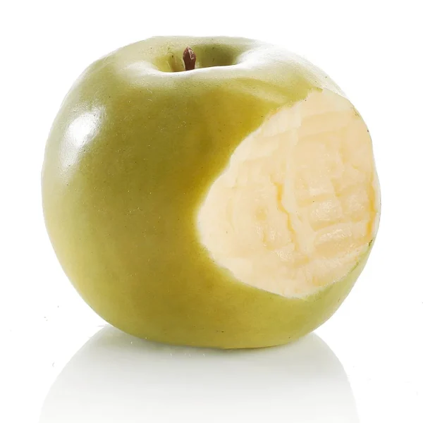 Obst & Früchte^DecoWoerner Angebissener er Apfel-Lebensmittel-Attrappe 7,5 Cm Ø grün