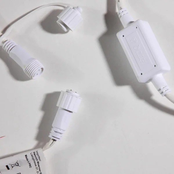 Weihnachtsbeleuchtung^DecoWoerner Anschlusskabel IP44 Für LED-Produkte System IP67, Weiß