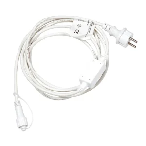 Weihnachtsbeleuchtung^DecoWoerner Anschlusskabel IP44 Für LED-Produkte System IP67, Weiß
