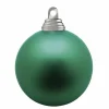 Weihnachtskugeln^DecoWoerner Aquae, Matte Weihnachtskugeln Aus Schwer Entflammbarem Kunststoff, 6 Cm Ø – 24 Stück grün
