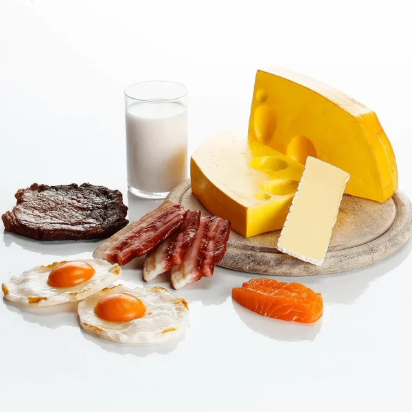 Käse & Eier^DecoWoerner Camembert Käsescheibe Lebensmittel-Attrappe weiß