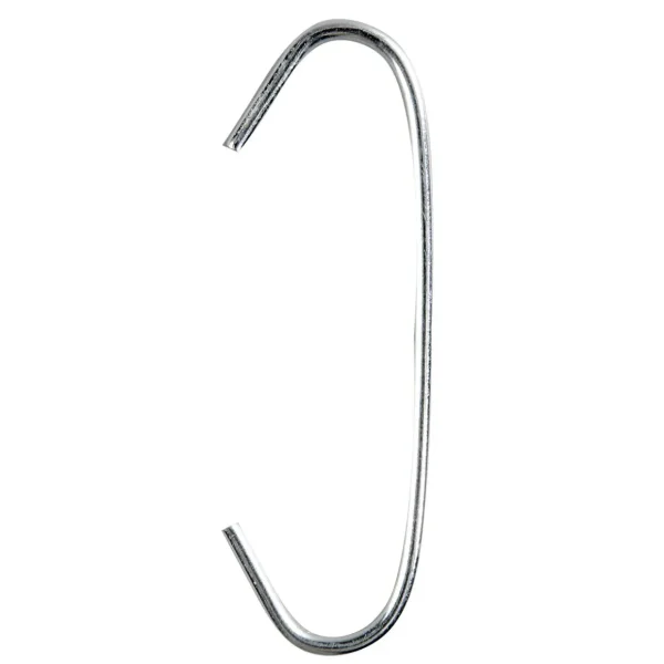 Dekorationshilfen & Werkzeug^DecoWoerner C-Haken, 6 Cm Lang, 100 Stück silber