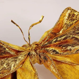 Weihnachtsfiguren | Künstliche Weihnachtsbäume^DecoWoerner Deko Schleife 20 Cm Breit, 10 Stück gold