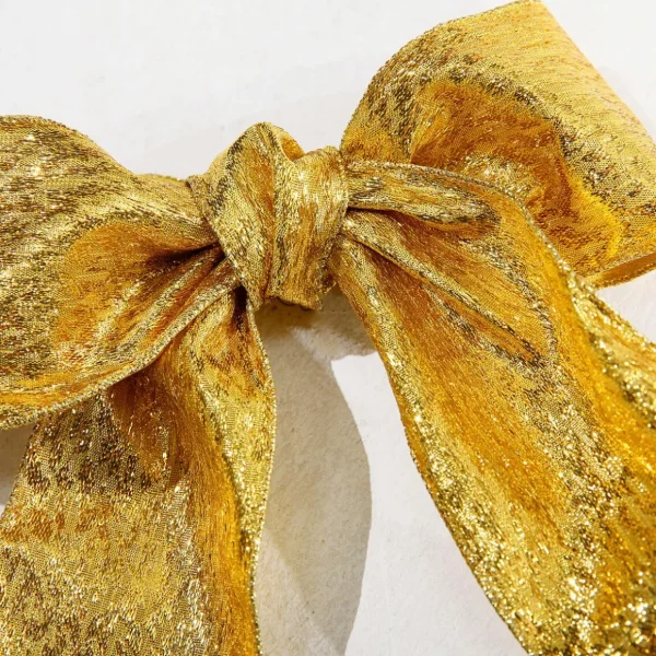 Weihnachtsfiguren | Künstliche Weihnachtsbäume^DecoWoerner Deko Schleife 20 Cm Breit, 10 Stück gold