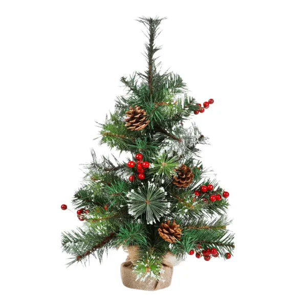 Tischbäume & Tannenzweige^DecoWoerner Deko Tannenbaum 60 Cm Im Jutesäckchen grün