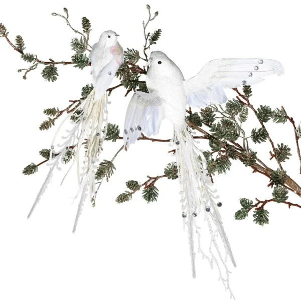 Dekotiere | Themen-Deko^DecoWoerner Deko Vogel 38 Cm weiß