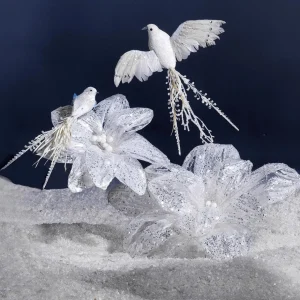 Dekotiere | Themen-Deko^DecoWoerner Deko Vogel 38 Cm weiß
