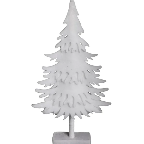 Winterdeko | Weihnachtsfiguren^DecoWoerner Deko-Baum Winter, 60 Cm Hoch weiß