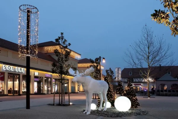Dekotiere | Xxl Weihnachtsdeko^DecoWoerner Deko-Elch 210 Cm Hoch, weiß