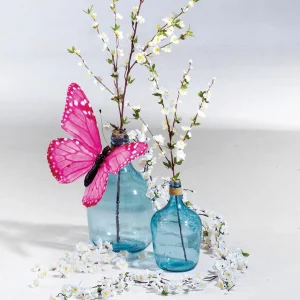 Frühlingsdeko^DecoWoerner Deko-Schmetterling Pink, 50 Cm rosa