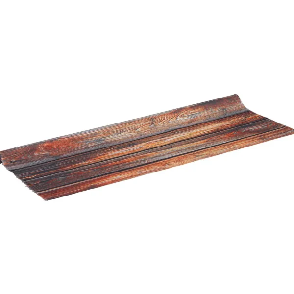 Stoffe^DecoWoerner Dekostoff “Bretter“ 150 Cm Breit, braun