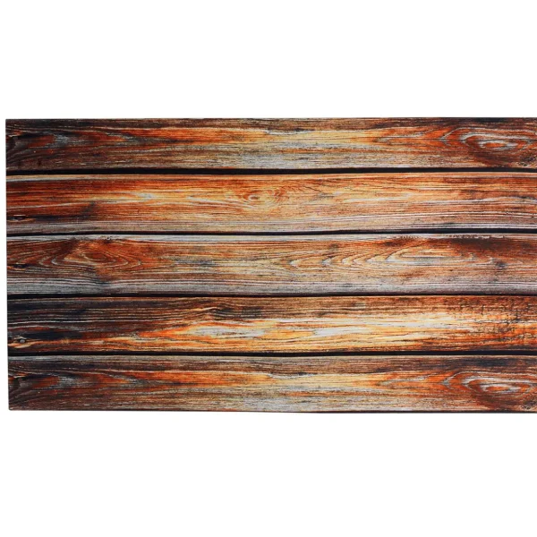 Stoffe^DecoWoerner Dekostoff “Bretter“ 150 Cm Breit, braun