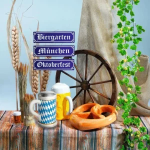 Stoffe^DecoWoerner Dekostoff “Bretter“ 150 Cm Breit, braun
