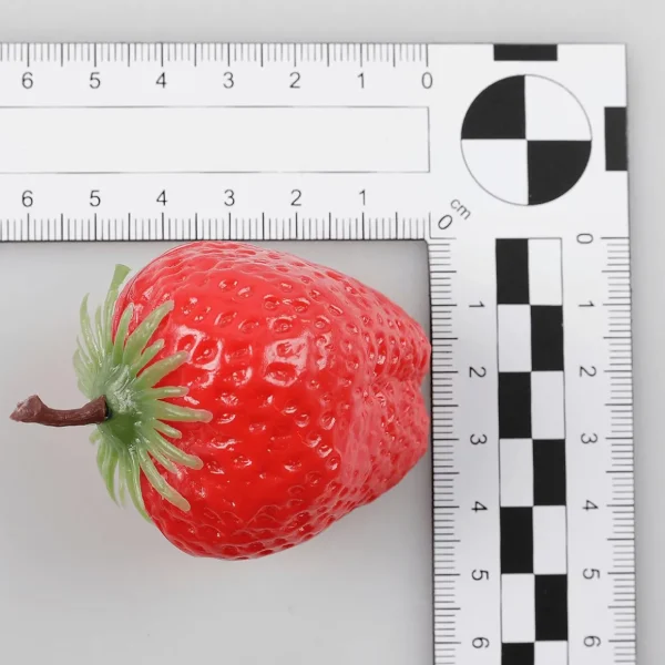Obst & Früchte^DecoWoerner Erdbeeren Lebensmittel-Attrappen, 12 Stück rot