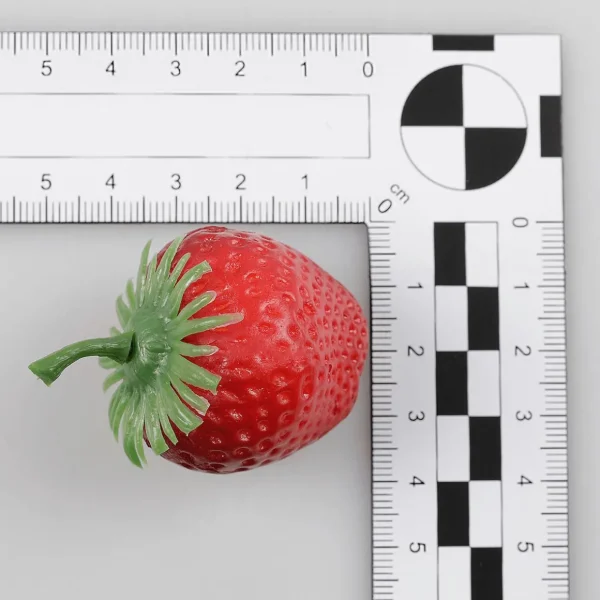 Obst & Früchte^DecoWoerner Erdbeeren Lebensmittel-Attrappen 24 Stück rot