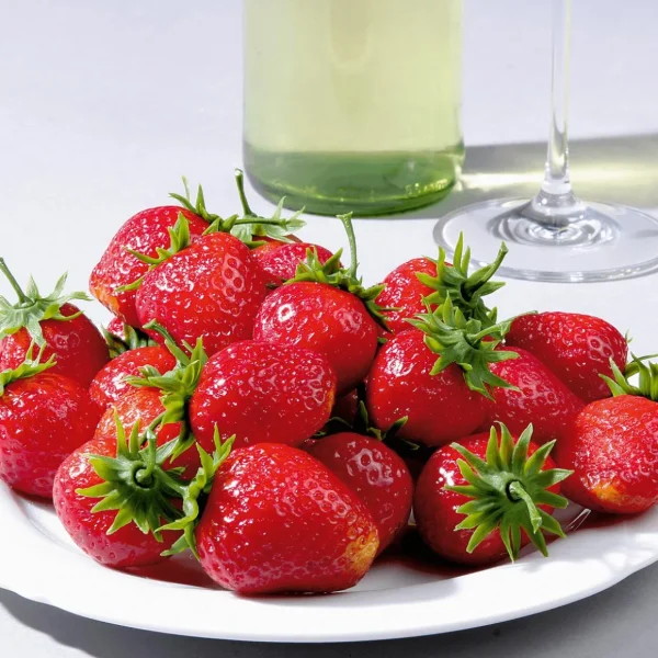 Obst & Früchte^DecoWoerner Erdbeeren Lebensmittel-Attrappen 24 Stück rot