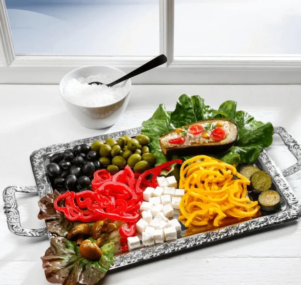 Gerichte & Fast-Food | Gemüse & Kräuter^DecoWoerner Gebratene Zucchini-Scheiben Lebensmittel-Attrappen, Pack à 3 Stück grün