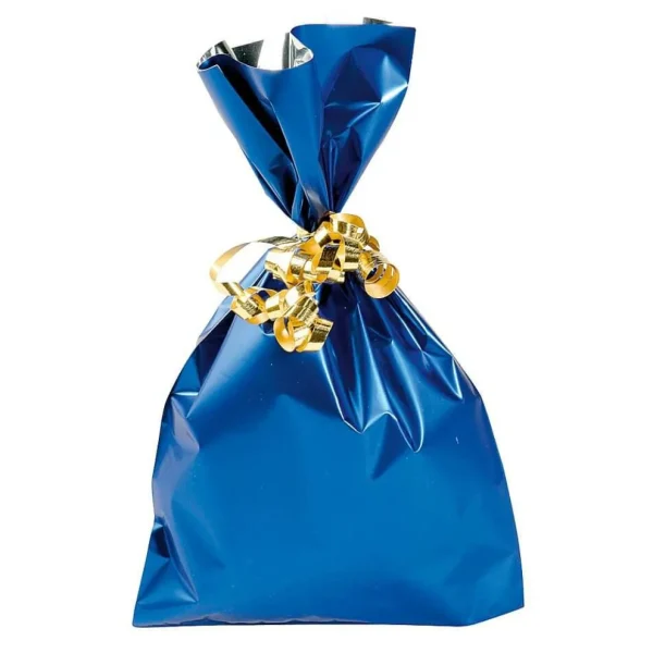 Geschenksäckchen^DecoWoerner Geschenkbeutel, Matt, , 15 X 25 Cm blau