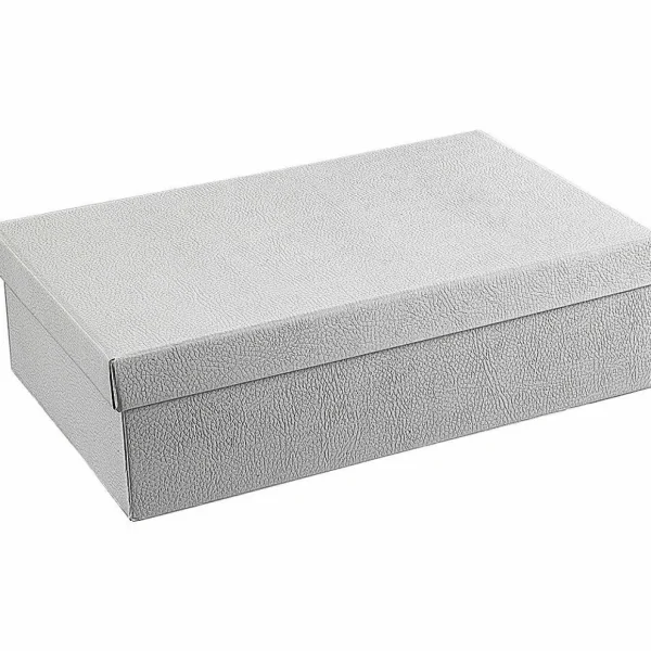 Geschenkboxen^DecoWoerner Geschenkkartons 38 X 26 X 10 Cm, Elfenbein 10 Stück weiß