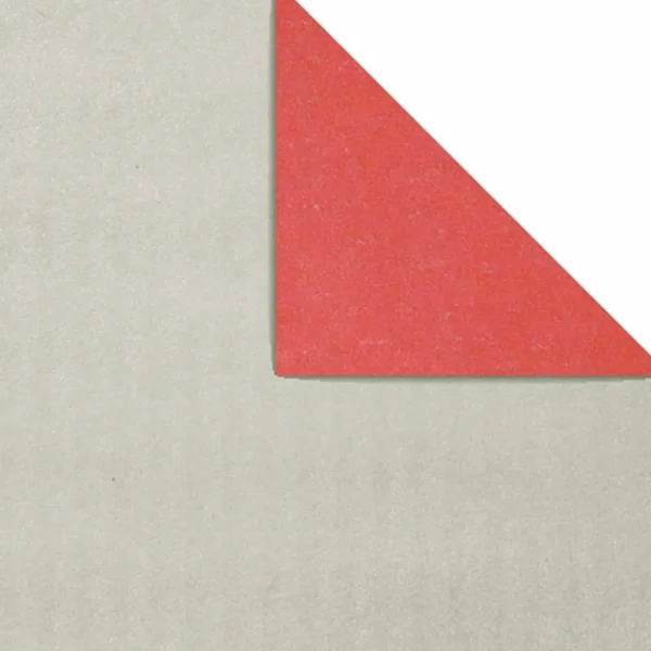 Geschenkpapier^DecoWoerner Geschenkpapier Bicolor Secare Rolle 50 Cm, 100 M, Silber rot