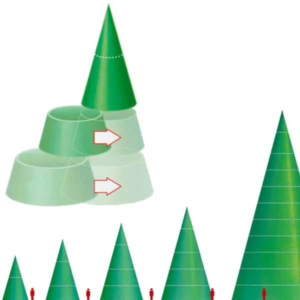 Gigantbäume^DecoWoerner Gigant Baum Ohne Licht, 510 Cm grün