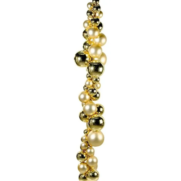 Weihnachtskugeln^DecoWoerner ene, Matte Weihnachtskugeln Aus Schwer Entflammbarem Kunststoff, 6 Cm Ø – 24 Stück gold
