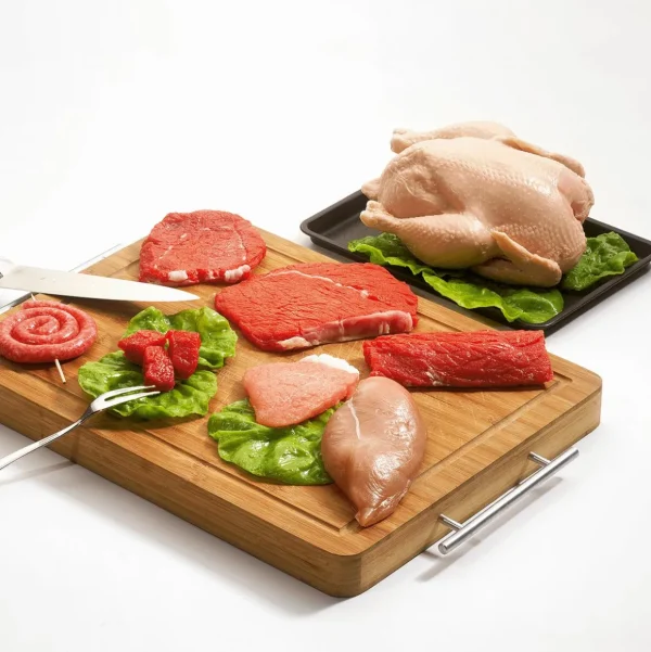 Fleisch & Wurst^DecoWoerner Hähnchenfilet Roh Lebensmittel-Attrappe 17 Cm rosa