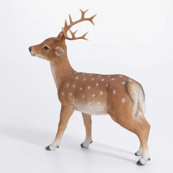 Dekotiere | Herbstdeko^DecoWoerner Hirsch-Dekofigur Aus Polyresin 23 Cm braun