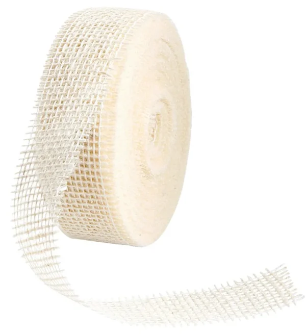 Geschenkband | Herbstdeko^DecoWoerner Juteband, 40 Mm, 20 M, Creme weiß