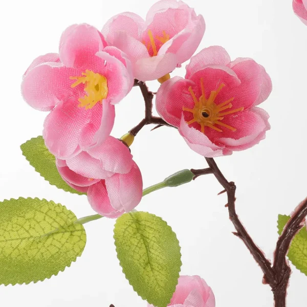 Äste & Zweige^DecoWoerner Kirschblüten-Kunstzweig, Pack à 2 Stück rosa