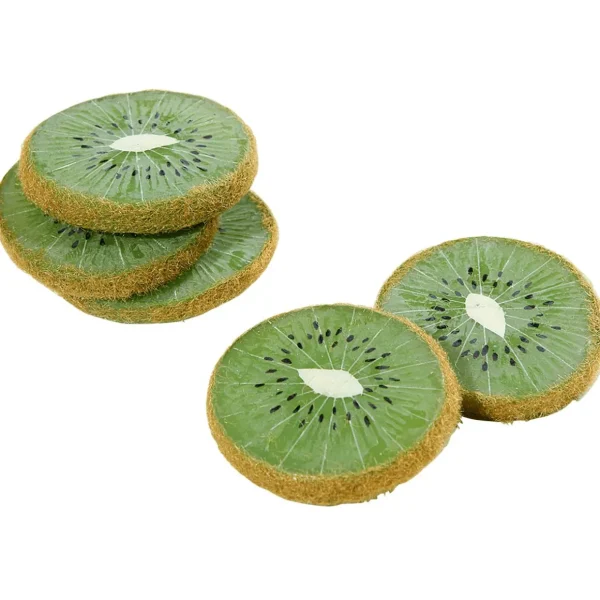 Obst & Früchte^DecoWoerner Kiwi Scheiben Lebensmittel-Attrappe, 5 Stück grün