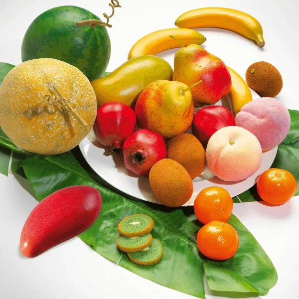 Obst & Früchte^DecoWoerner Kiwi Scheiben Lebensmittel-Attrappe, 5 Stück grün