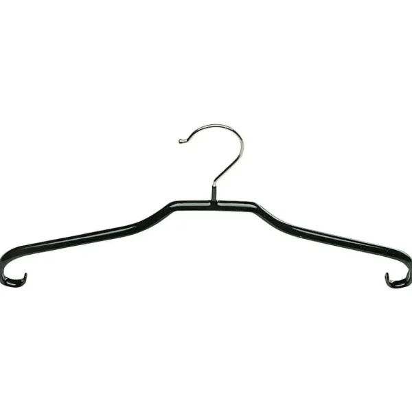 Kleiderbügel^DecoWoerner Kleiderbügel Anti-Rutsch Topform/Rockhaken, schwarz