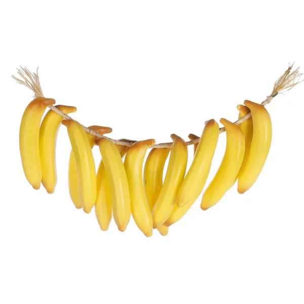 Girlanden & Ranken | Obst & Früchte^DecoWoerner Künstliche Bananen-Ranke 60 Cm gelb