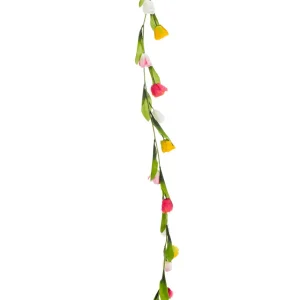 Girlanden & Ranken | Kunstblumen^DecoWoerner Künstliche Bunte Tulpenranke 180 Cm mehrfarbig