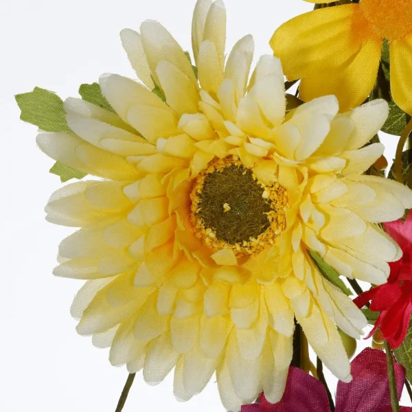 Girlanden & Ranken^DecoWoerner Künstliche Gerbera-Feldblumen-Girlande, 140 Cm mehrfarbig