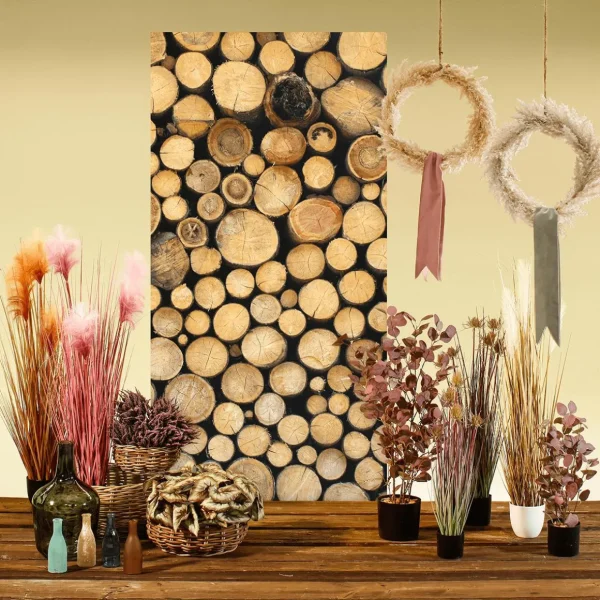 Blumensträuße & Blumenkränze | Weihnachtskränze^DecoWoerner Künstliche Pampas Gras-Kränze Ø 35 Cm weiß