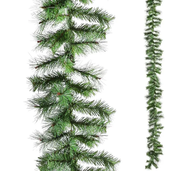 Weihnachtsgirlanden^DecoWoerner Künstliche PE Tannengirlande, 270 Cm grün