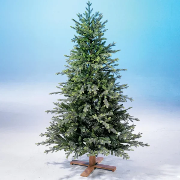 Künstliche Weihnachtsbäume^DecoWoerner Künstlicher Christbaum Douglastanne Mit LED 210 Cm grün