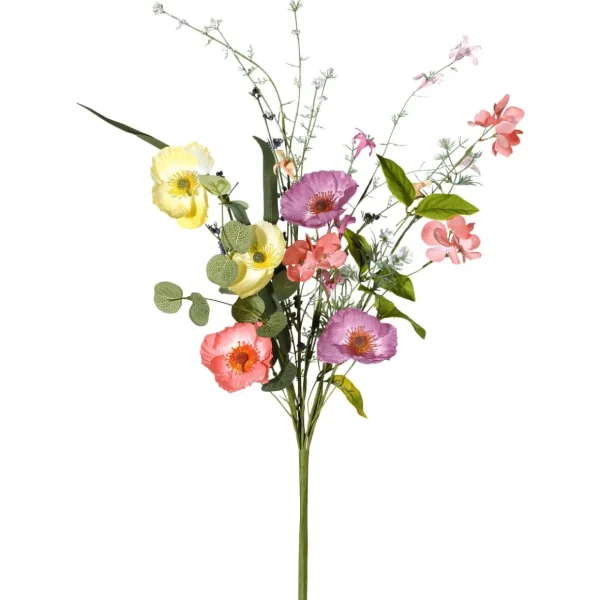 Äste & Zweige | Blumensträuße & Blumenkränze^DecoWoerner Künstlicher Cosmea Und Kirschblüten Blumenstrauß 54 Cm rosa
