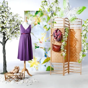 Kunstbäume^DecoWoerner Künstlicher Kirschblüten Baum , 220 Cm weiß