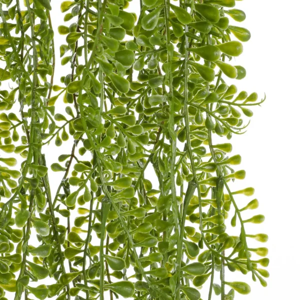 Hängepflanzen^DecoWoerner Künstlicher Mooskugel Senecio Hängepflanze 75 Cm grün
