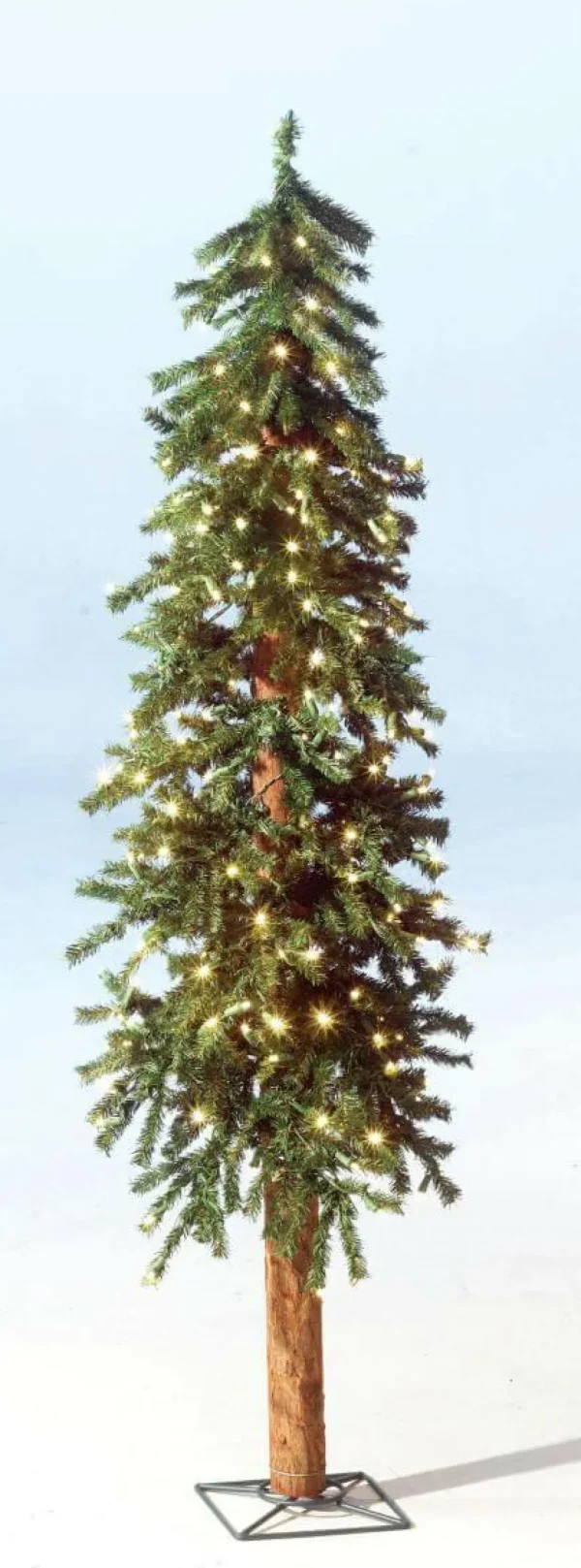 Künstliche Weihnachtsbäume^DecoWoerner Künstlicher Tannenbaum Alpintanne Mit LED 150 Cm grün