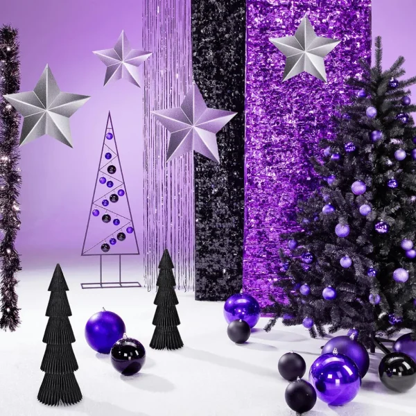 Künstliche Weihnachtsbäume^DecoWoerner Künstlicher Weihnachtsbaum Aus em Luvi, B1 schwarz