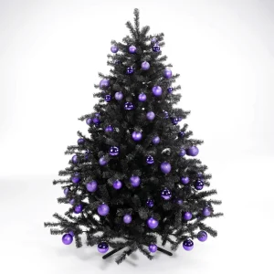 Künstliche Weihnachtsbäume^DecoWoerner Künstlicher Weihnachtsbaum Aus em Luvi, B1 schwarz