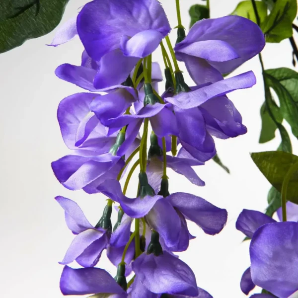 Frühlingsdeko | Äste & Zweige^DecoWoerner Künstlicher Zweig Wisteria Laburnum, 140 Cm, Lila blau