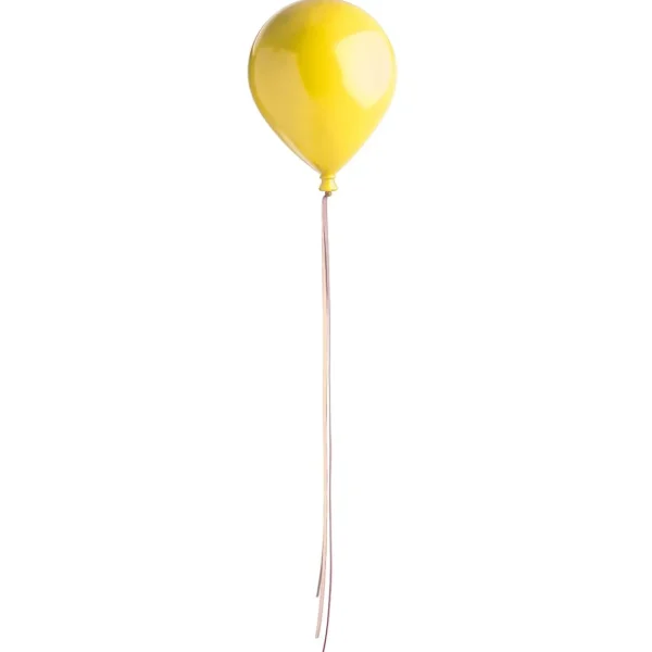 Frühlingsdeko^DecoWoerner Kunststoff-Ballon Gelb 28 Cm Ø