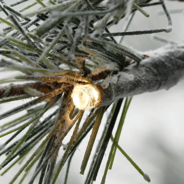Kunstbäume | Weihnachtsbeleuchtung^DecoWoerner LED Baum Warmweiß 210 Cm braun
